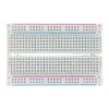 Transparent / White Mini Bread Board / Breadboard 8.5cm x 5,5 cm 400 hål 830 hål DIY Universal PCB