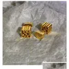 Brincos de garanhão Designer para mulheres 18K Gold Bated Solid Esigm com BOX Party Weddings Jewelry Gift Drop Delivery Dho8b