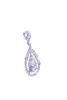New Victoria Sparkling Luxury Jewelry 925 Sterling SilverRose Gold Fill Drop Water White Topaz Pear CZ Diamond Women Pendant Chai2875973