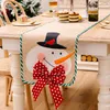 Festival de table à thème de Noël et doublure de table durable pour le camping en cantine de restauration