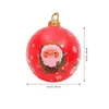 Figurines décoratines décor de balle de Noël gonflables Ornement extérieur sur la taille des grandes boules