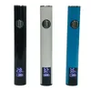 USA Stock Wholesale 510 Thread 1 ml Vaporizer Batteries Vape avec écran numérique Bleu noir bleu 400 mAh Préchauffeur de tension Batterie de tension réglable pour les cartouches de vape