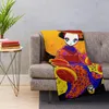 Coperte Okinawan Ryukyuan Dancer Bakugo Custom Throw Throw Custet