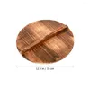 Becher Bratpfanne Deckel Wok Cover Haushalt Topf Holz Antiöl Spritzküchen Gadget Home Küchengeschirrwerkzeuge