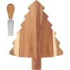 Kubki Restauracja deserowa deser świąteczne tablice węgla talerz drewniana taca Xmas Tree