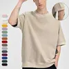 T-shirt ordinaire brodé personnalisé 100% coton pour les beaux hommes