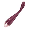 G Spot Clitoral Vibrator, Quick Orgasm Finger Vibe with 7 Vibrations Modes for Nipple Vagina Tits Clits Clitoris Anal Stimulation, Adult Female Couple Sex Toys (Red)