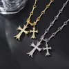 Vintage Grow Up Chunky Cross Collier Christian Cross Bijoux Collier Y2K Collier pour les adolescentes garçons