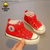 Кроссовки Babaya Childrens Canvas Shoes Boys Sports 2024 Spring Новые дышащие девочки белые повседневные Q240412