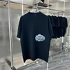 Diseñador de camisetas para mujeres Versión correcta de Xiangjia Camiseta de manga corta para hombres Camiseta larga de la marca de verano de moda de moda