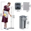 Hand Free Flat Floor Mop And Bucket Set For Professional Home Cleaning System With Washable Microfiber Pads Hardwood 240412