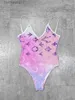 Damskie stroje kąpielowe 2024SS Designer Swits Summer Beach Swimsuit Kobiety seksowne stroje kąpielowe One Piece Styles Lady Classical Bathing Suit P167 5P1R C240412