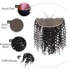 Maxine Curly Wave Lace Frontal 13x4 13x6 cal kręconej fali koronki Brazylijskie Remy Human Hair Pre Ward dla kobiet w sprzedaży