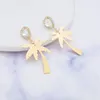 Dangle Earrings KOMi Geometric Irregular Alloy Metal Plant Coconut Tree Pendant Beach Vacation Gift Fashion Jewelry Women