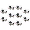 Garden Decorations 10 Pcs Micro Landscape Ornament For Home Small Cow Miniature House Resin Bookcase