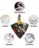 4/6 / 8pcs Daisy Flower Butterfly Buissons Table Napkins Tipe de restauration Tableau Notons de mariage Banquet de mariage