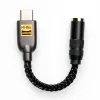 Förstärkare anställer hörlurarförstärkare Typ C till 3,5 mm DAC Digital ljudavkodning för Android Smart Phone EAQRPHONE AMP anställer USB C Adapter