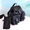 Plecaki klasyczne płótno projektant plecak Crossbody Parachute Waterproof Nylon Rucksack School Bag