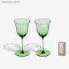 Wine Glasses Vintae reen Red Wine Cup lass oblet Champane Cup Cocktail Martini lass Home Drinkin Utensils Crystal Cup L49