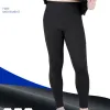 Pantaloni leggings a compressione Sports Sports Pocket High Witness Pants Pantaloni da uomo Alto elastico traspirato Sensazione di cucitura Pantaloni senza soluzione