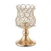 Candle Holders Candelabras Gold Crystal For Wedding Centerpieces Fireplace Home Table Decorative Candlestick Drop Delivery Garden Dhws5