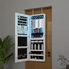 LED Cosmetic Storage Cabinet Makeup Mirror Decorative Photo Frame Storage Objective Mirror Cabinet Jewelry Storage Cabinet