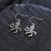 Boucles d'oreilles en peluche mignonnes avec zircon 925 Sterling Silver Drop pour femmes accessoires de bijoux fins