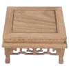 Vases Wooden Stool Display Stand Pedestal Holder For Flower Pot