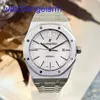 AP Crystal Wrist Watch Royal Oak Series Automatic Mechanical Mens Fashion Casual Luxury montre 15400ST.OO.1220ST.02