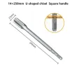 1 st 250mm mejseluppsättning SDS plus Shank Electric Hammer Drill Bit Point Groove Flat MaSel Masonry Tool for Concrete Brick Wall Rock
