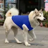 犬のアパレルベストソフトアーチヘムペットの袖のないプルオーバー屋外の服