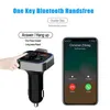 Car Bluetooth 5.0 FM Transmitter Car MP3 Player Large Microphone QC3.0 PD20W Dual USB Fast Charger Car Electronics Accessories