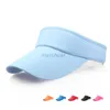 Visors Wide Brim Hats Bucket Hot Vente Men Femmes Summer Visor solide Solide Chapeau Plain Casual Ajustable Top vide Unisexe Cape solaire Cool Casquette Prix le plus bas 24413