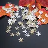 Fleurs de neige de Noël Fleurs jetées à la main brillant les flocons de neige colorés bricolage décoratif artisanat romantique Boîte à cadeaux 300 PC