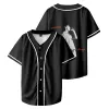 Benson Boone Vackra saker Baseball T-shirt Kvinnor/män Summer Kort ärm Grafisk tees Streetwear Hip Hop Baseball Jersey