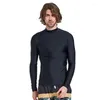 Kvinnors badkläder Mäns långärmad dragkedja Surf Swim Rash Guard Yellow Rashguard Diving Tops Man Sun-Protective Sports Shirt