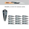 24pcs MUSEN 2.5Inch Air Groove Feather Rubber Vanes Used For Bow And Arrow Shooting Accessories