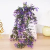 200CM Artificial Hanging Flower Plant Fake Vine Willow Rattan Flower Artificial Hanging Plant For Home Garden Wall Decoration