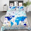 Mappa set di biancheria da letto stampato King Creative Data Network 3D Cover 3D Copertina geometrica Coperchio a letto singolo doppio con pilowcas5513207