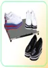 Stella Women Boots Star Platform Shoes Top Quality Calfskin Genuine cuir 8cm wedge oxfords elyse sneakers5675167