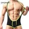 Stretch Shaper Tight Unitard Leotard Sexy Men039s Underwear Bodysuit Boxers Jumpsuits Wrestling Singlets Gay Jockstrap Shaper7176667