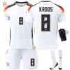 Maglie da calcio 2024 Germania Home 13 Muller Cup 7 Havertz 8 Kroos Set da uomo per bambini