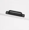 Aluminum alloy handle black solid extended cabinet door handle drawer wardrobe door accessories