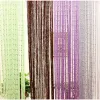Домашняя декоративная роса капля цепочка занавеска струна дверная раздача разделитель мухи на экране кисточка 1mx2m