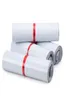 100pcs çok beyaz plastik postacı posta kurye çantası poli ifade kendi kendine yapışkan paket mal ambalaj parsel s depolama çantaları241Q1520617