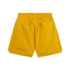 Designer Shorts Rhude Shorts Mens Capsule Shorts Summer Beach Pants Mesh Material andas Svett Löst fitness basketbyxor Mens korta svarta shorts 111