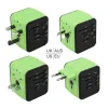 Parts Universal Travel Adapter Allinone Travel Charger with 4 USB Ports and 2 Type C Wall Charger for USA EU UK AU Cell Phone Laptop