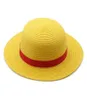 Partymasken Anime One -Piece Cosplay Rollenrolle Strohhut Cap Luffy Chopper Ace Trafalgar Law tragen Cowboy Verschiedene Stile7617209