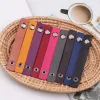 Cord Organizer 10*1,5 cm Arbetsresetillbehör Earphone Wrap Winder Wire Ties slips Wraps Keeper Leather Cable Straps