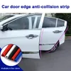 Car Door Edge Guard Easy to Install Car Door Protector U Shape Car Door Moulding Rubber Scratch Protector Strip for Sedans
